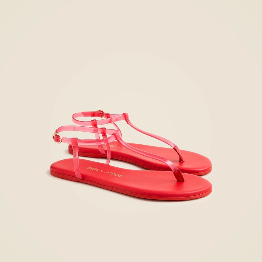 Tkees x J Crew Jelly Sandals Size 8